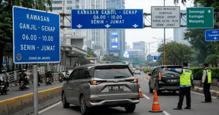 Ganjil Genap Jakarta Senin 24 Agustus 2026