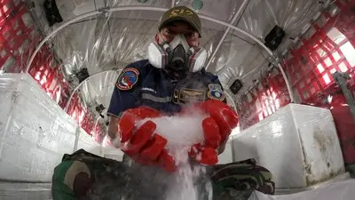 dry ice karhutla